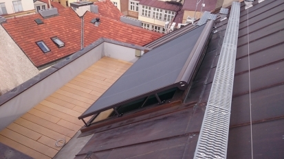 Stínění světlíků a zimních zahrad